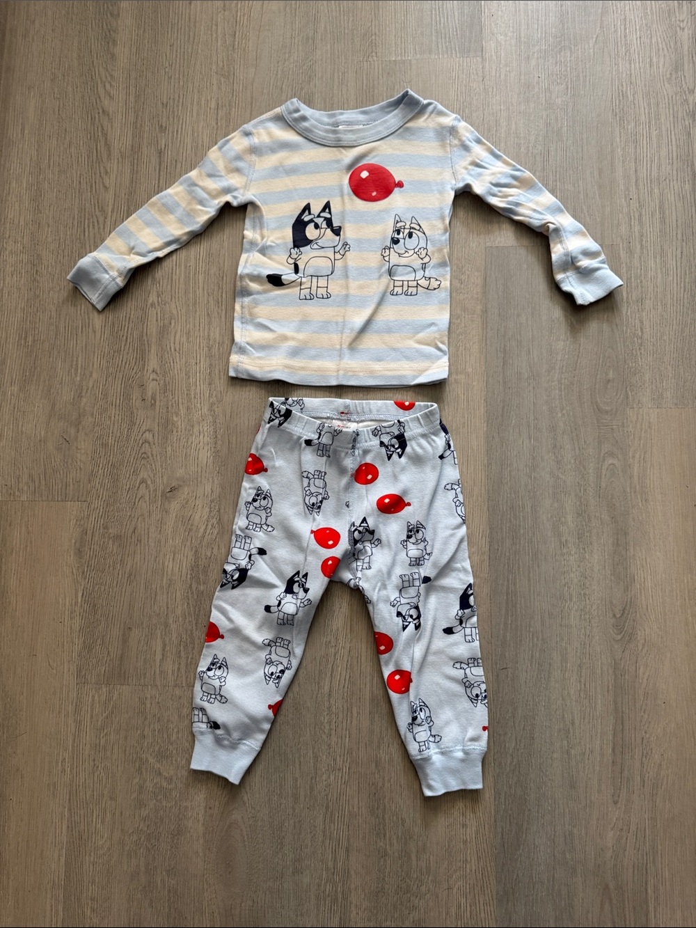 Hanna Andersson- 2T Bluey Pajama Set, Gently Used Condition.